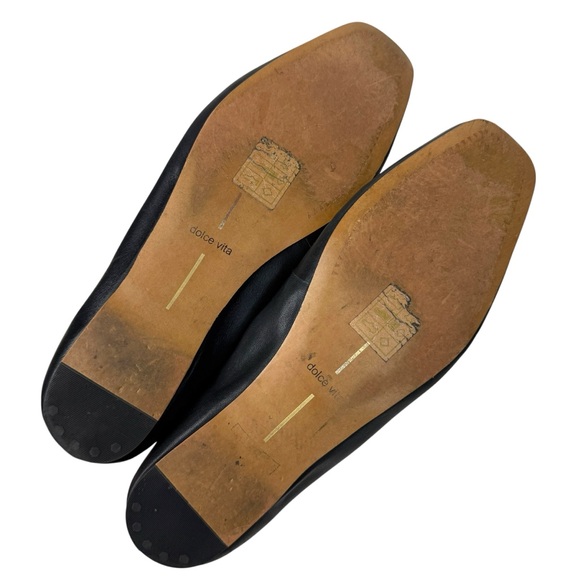 Dolce Vita Reyes Black Mary Jane Strap Ballet Flats - Picture 6 of 7